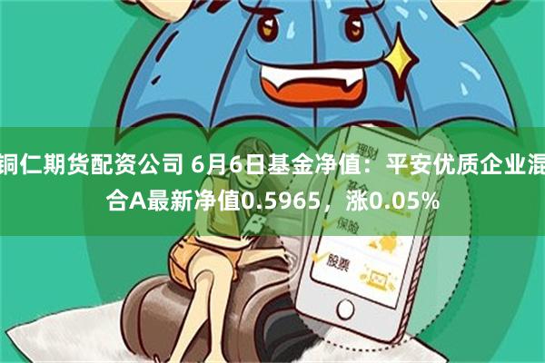 铜仁期货配资公司 6月6日基金净值：平安优质企业混合A最新净值0.5965，涨0.05%