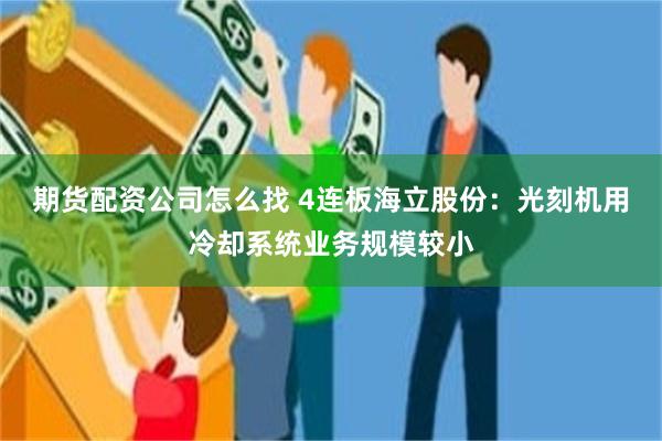 期货配资公司怎么找 4连板海立股份：光刻机用冷却系统业务规模较小