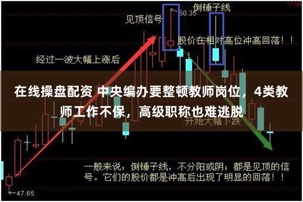 在线操盘配资 中央编办要整顿教师岗位，4类教师工作不保，高级职称也难逃脱